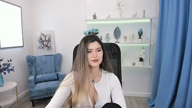 Snapshot of AnneTLi chatting on October 8, 3:30 am AnneTLi online show from October 8, 3:30 am