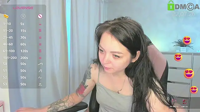 Snapshot of AnnyHoney_ chatting on July 22, 11:56 am AnnyHoney online show from July 22, 11:56 am