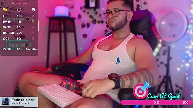 Snapshot of Xein_WoIf chatting on October 3, 2:37 am Xein WoIf online show from October 3, 2:37 am