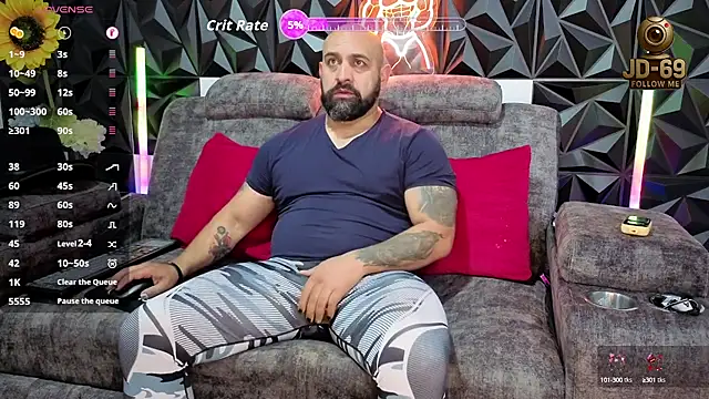 Snapshot of JD-69 chatting on September 26, 8:27 pm JD-69 online show from September 26, 8:27 pm