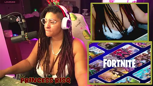 Snapshot of PrincessRisq chatting on December 21, 3:58 am PrincessRisq online show from December 21, 3:58 am