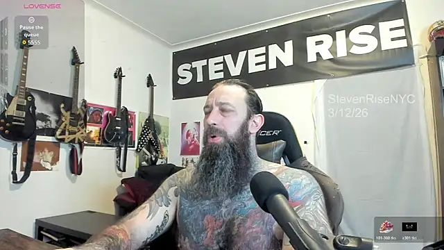 StevenRiseNYC online show from March 12, 1:04 pm