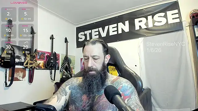 StevenRiseNYC online show from January 6, 1:26 pm