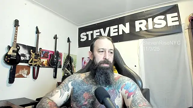 StevenRiseNYC online show from November 3, 1:15 pm