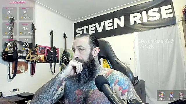 StevenRiseNYC online show from January 11, 8:27 pm