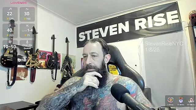 StevenRiseNYC online show from January 8, 12:55 pm