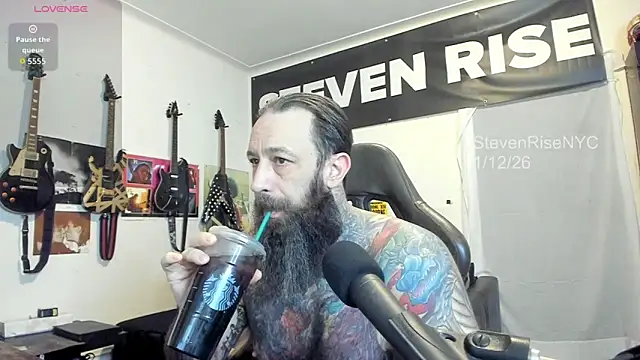 StevenRiseNYC online show from January 12, 12:12 pm