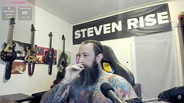 StevenRiseNYC online show from November 17, 1:37 pm