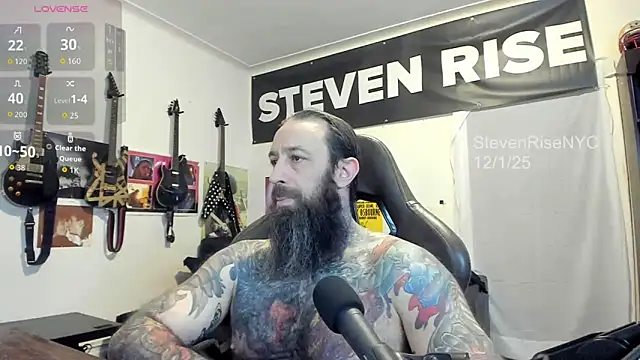 StevenRiseNYC online show from December 1, 1:12 pm