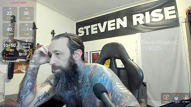 StevenRiseNYC online show from December 1, 1:06 am