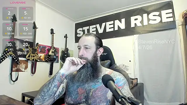 StevenRiseNYC online show from April 8, 12:12 am