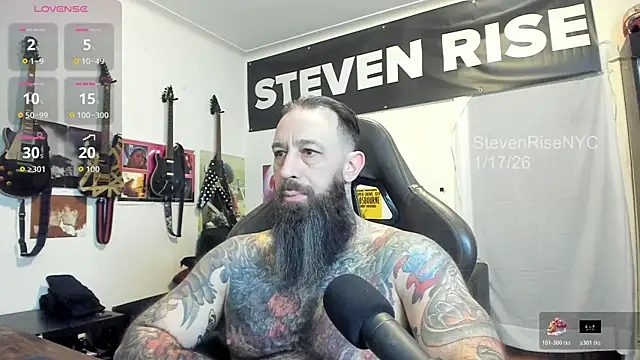 StevenRiseNYC online show from January 17, 12:42 pm