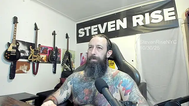 StevenRiseNYC online show from October 30, 1:09 pm